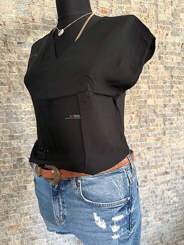 s Beden siyah Renk Siyah bluz vintage y2k zara bershka