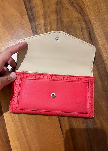 Kırmızı Desenli Guess Deri Kadın Cüzdanı - Görsel 5