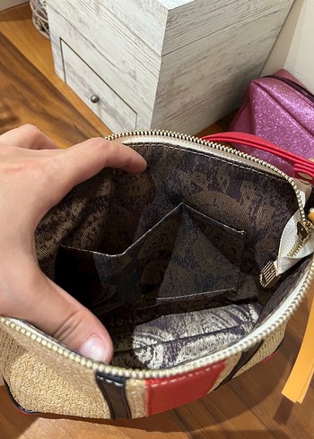 Püsküllü Bohem Tarz Kırmızı Kadın Çanta - Görsel 5