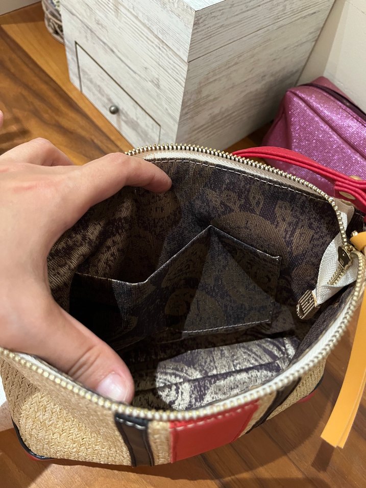 Püsküllü Bohem Tarz Kırmızı Kadın Çanta - Görsel 5