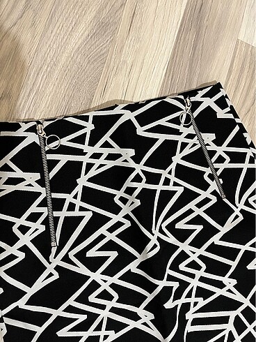 Fermuar detaylı kalem etek koton - Görsel 2