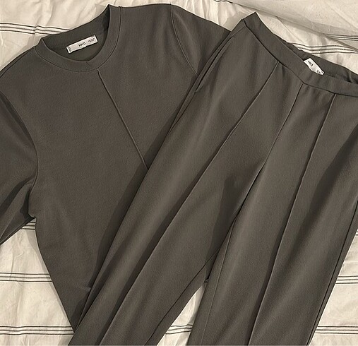 Mango yeşil takım Jogger Pantolon ve üst - Görsel 2