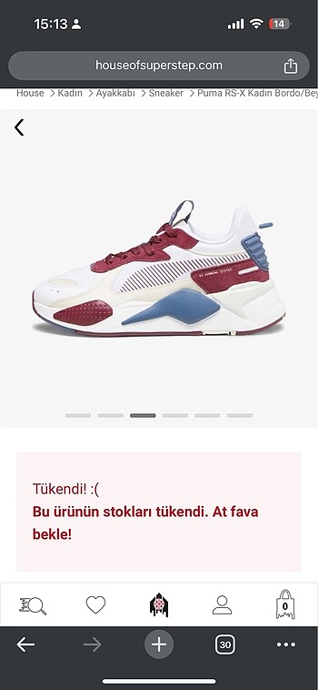 Puma RS-X Heritage bordo sneaker