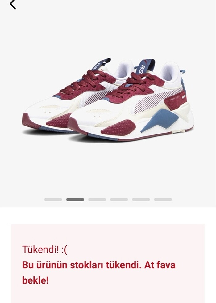 Puma RS-X Heritage bordo sneaker - Görsel 3