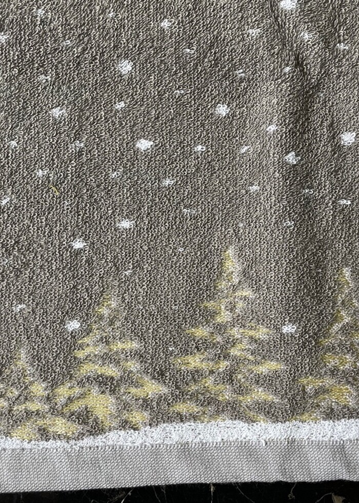 Karlı Çam ağacı desenli Havlular - Görsel 3