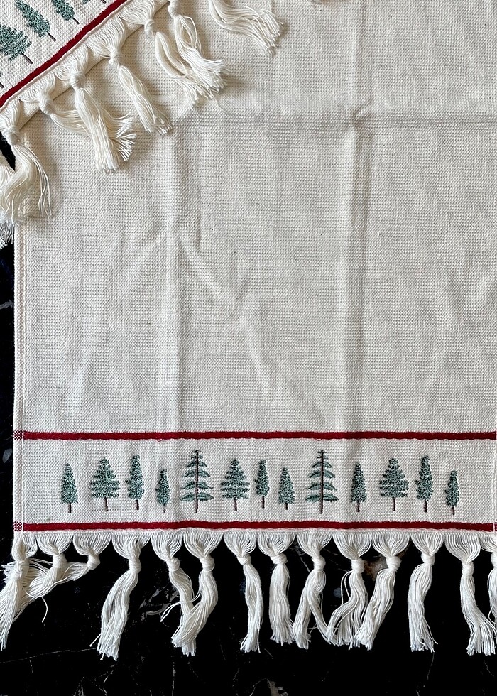 English Home Çam Ağacı Desen 2li Havlu - Görsel 2