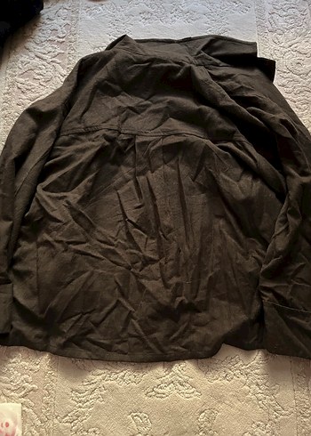 m Beden massimo dutti yün haki blazer