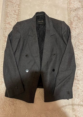 massimo gri yün blazer