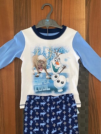 24-36 Ay Beden Yeni etiketli Frozen Mothercare Pijama Takımı