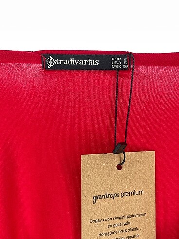 s Beden kırmızı Renk Stradivarius Bluz %70 İndirimli.