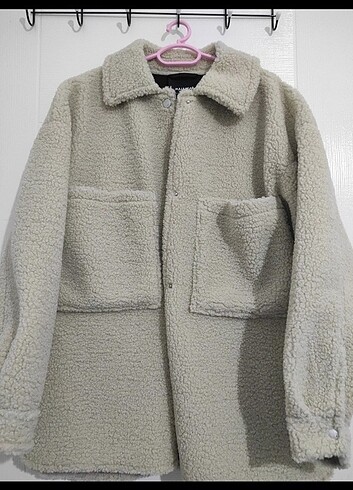 Pull and bear peluş ceket 