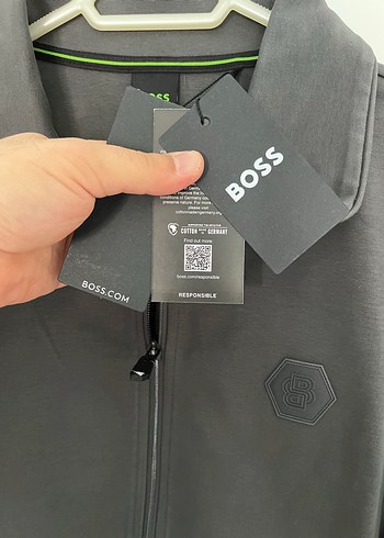 BOSS Erkek Gri Kartlık Velcro Kapamalı - Görsel 2