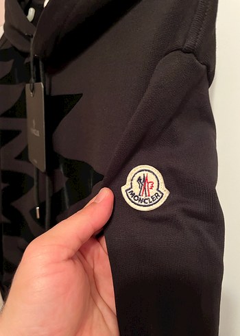 Moncler Kapüşonlu Fermuarlı Spor Sweatshirt - Görsel 6