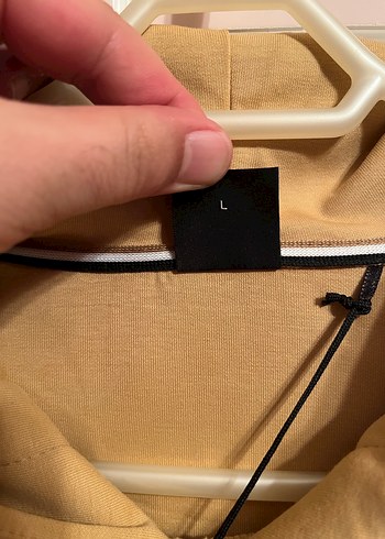 Bej Kapüşonlu Erkek Sweatshirt BOSS - Görsel 5