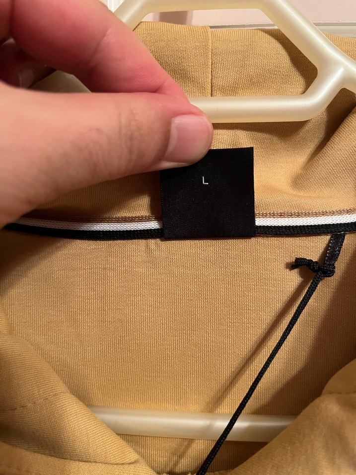 Bej Kapüşonlu Erkek Sweatshirt BOSS - Görsel 5