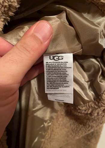 UGG Kahverengi Peluş Kadın Ceket - Görsel 4