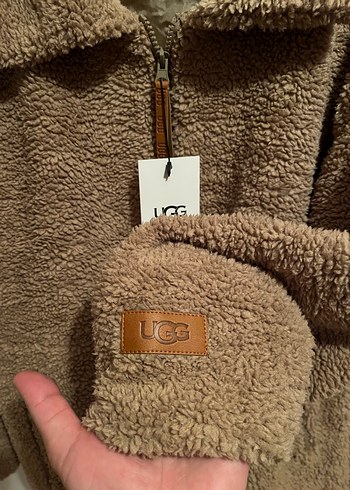 UGG Kahverengi Peluş Kadın Ceket - Görsel 6