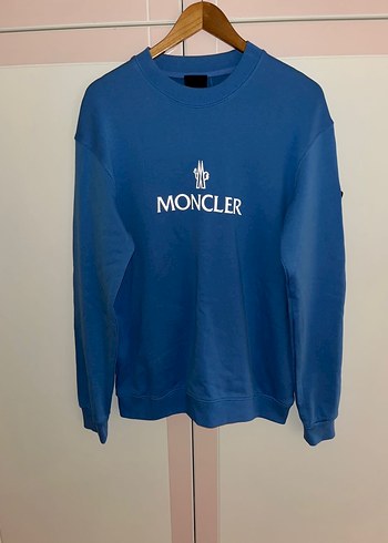 Moncler Mavi Erkek Sweatshirt - Görsel 3