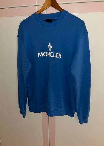 Moncler Mavi Erkek Sweatshirt - Görsel 4