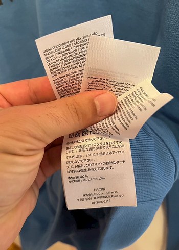 Moncler Mavi Erkek Sweatshirt - Görsel 6