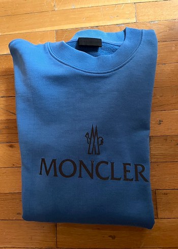 Moncler Mavi Erkek Sweatshirt - Görsel 2