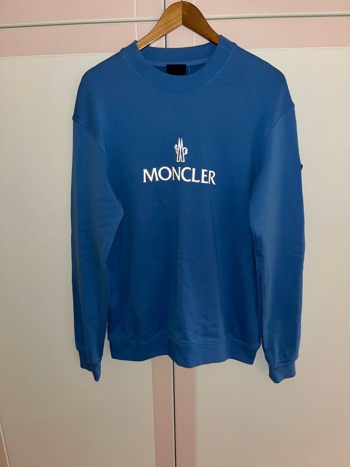 Moncler Mavi Erkek Sweatshirt - Görsel 3