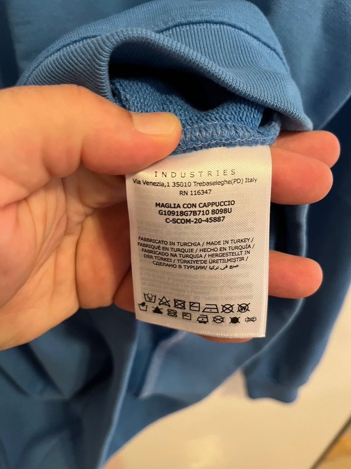 Moncler Mavi Erkek Sweatshirt - Görsel 5