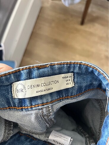 34 Beden ispanyol paça jean