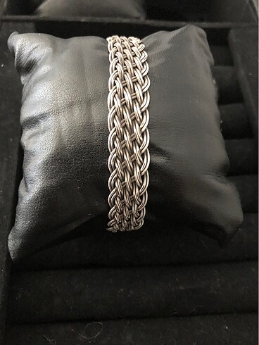 Kazaziye unisex gümüş bileklik