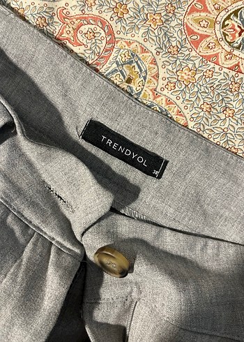 Trendyol & Milla Trendyol Marka Gri Kumaş Pantolon Yeni
