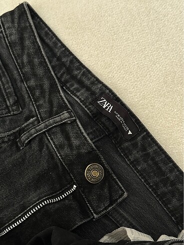 Zara Siyah kot jean