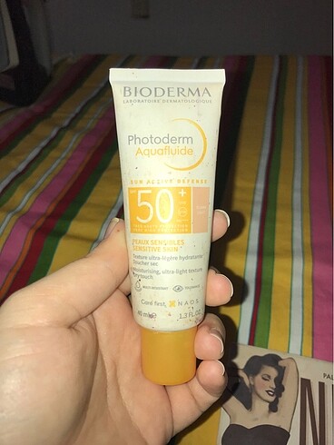 Bioderma photoderm aquaafluid renkli spf