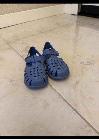 LC Waikiki Mavi Erkek Çocuk Bantlı Kauçuk Terlik