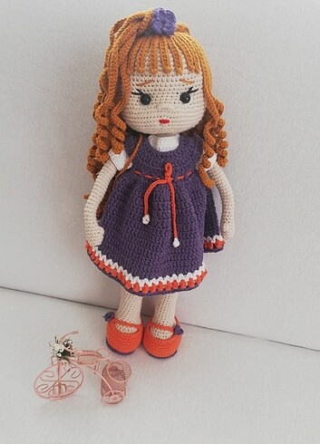  Beden Amigurumi organik oyuncak bebek, Crochet Doll.. 