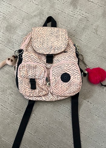 kiz cocuk Pastel Pembe Fermuarlı Sırt Çantası