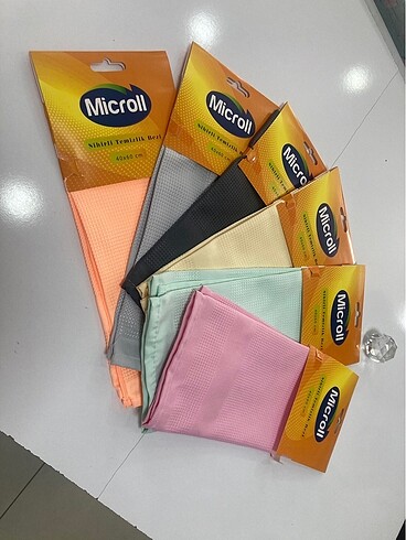 6li Micro Mikrofiber Temizlik Bezi 60x40