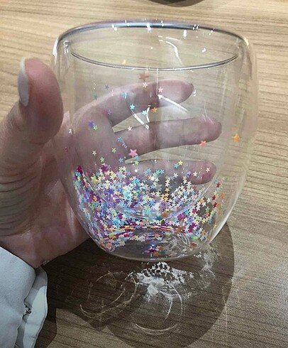 Karaca Çift Cidarlı Simli Bardak