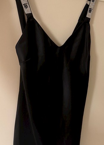 Victorias Secret Taşlı Siyah İnce Askılı  Gecelik - Görsel 4