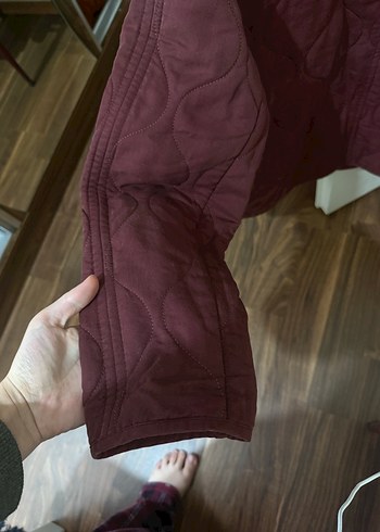 Manuka kapitone ceket kaban - Görsel 6