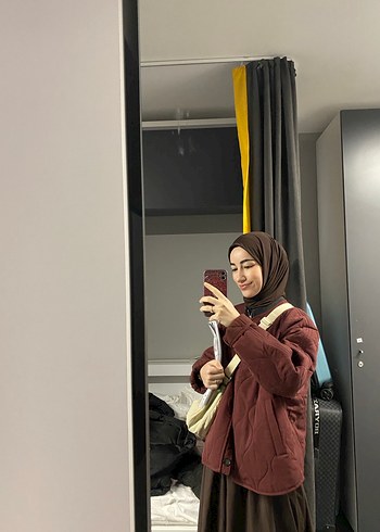 Manuka kapitone ceket kaban - Görsel 2