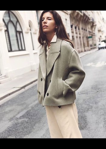 Zara kısa kaban - Görsel 2