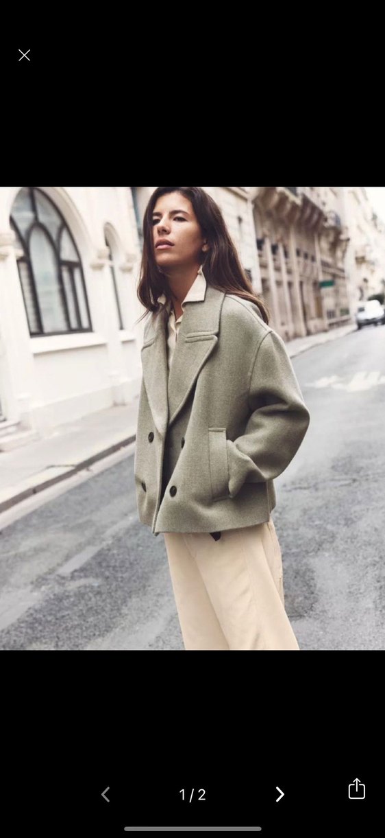 Zara kısa kaban - Görsel 2