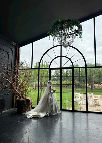 Museum of florale Beyza karam gelinlik - Görsel 2