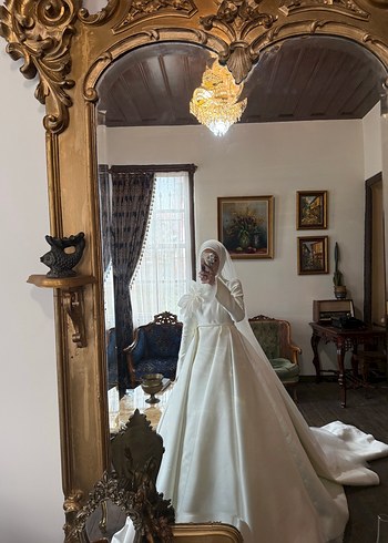 Museum of florale Beyza karam gelinlik - Görsel 4