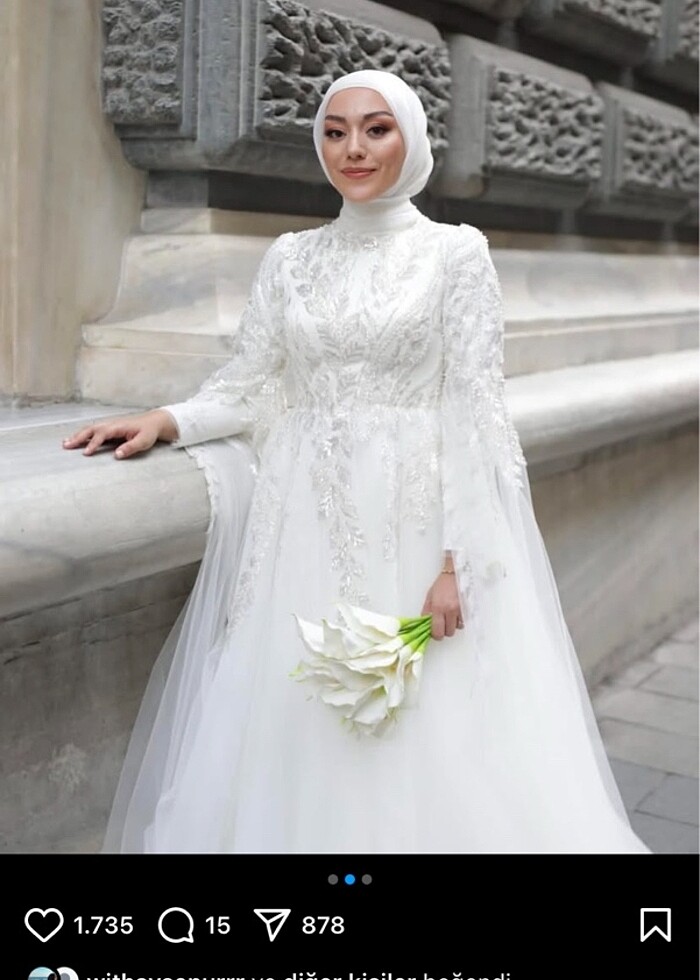 Tual moda gelinlik aysira House of zarif - Görsel 2