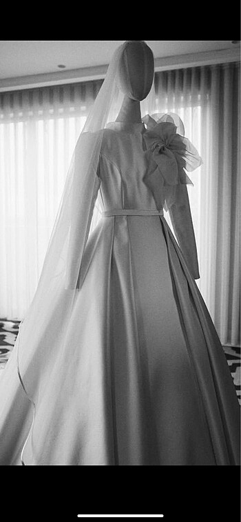 Museum of florale gelinlik House of zarif - Görsel 4