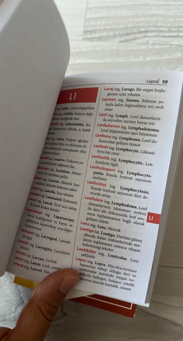 Tıp Terimleri Cep Sözlüğü ve Mini Tıp Sözlüğü - Görsel 3