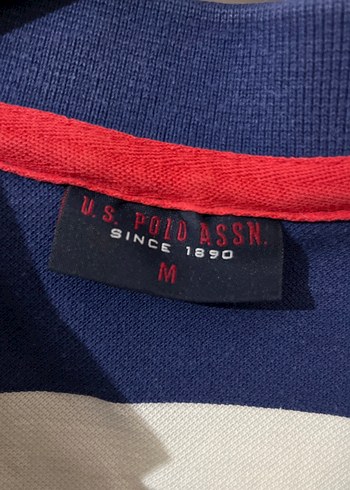 Mavi Beyaz Çizgili Erkek Polo Tişört - Görsel 2