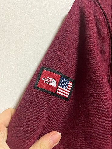 m Beden Bordo north face sweatshirt