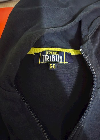 FENERIUM Sarı Lacivert Kapüşonlu Erkek Çocuk Sweatshirt - Görsel 3